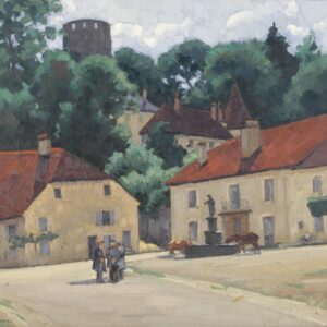 Place du village à Rupt-sur-Saône