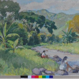 Tahitiennes à la rivière Fautaua