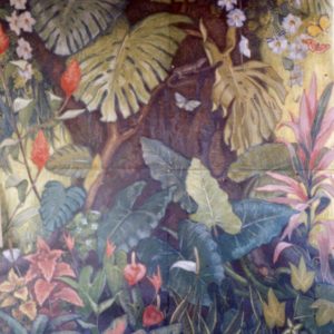 Carton de tapisserie – Fleurs tahitiennes