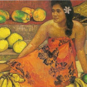 Tahitienne au marché